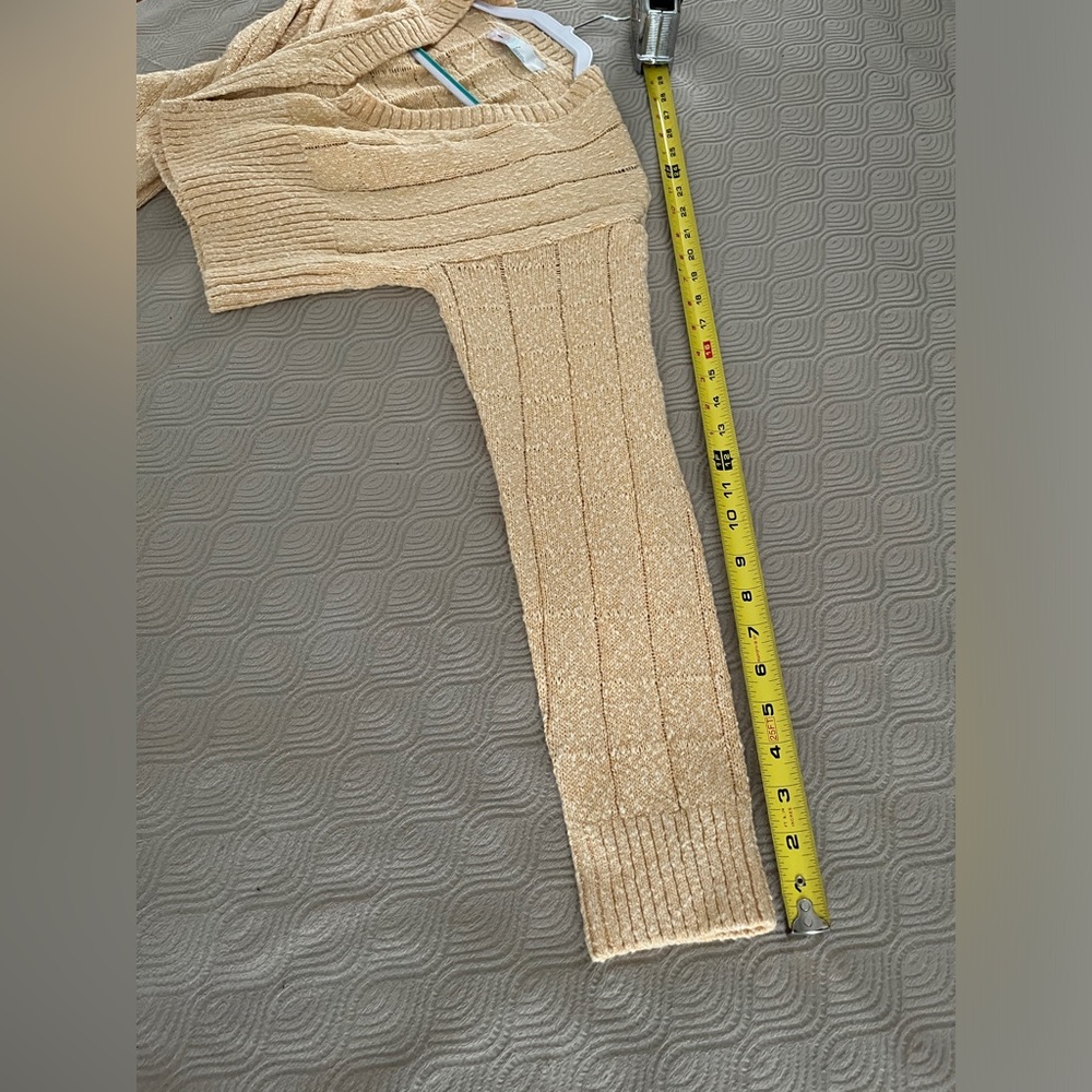 Free People Beach Declan romper and jacket in yellow ONLY size small - Picture 14 of 16